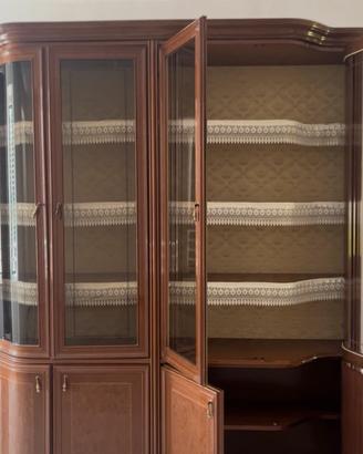 Credenza Vetrina in Legno Stile Classico 206cm