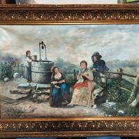 GRANDE CORNICE IN LEGNO 