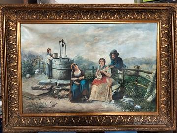 GRANDE CORNICE IN LEGNO 