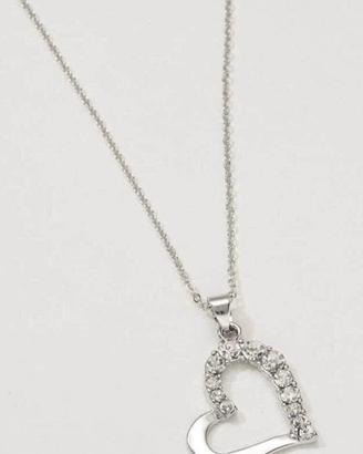 Collana cuore anche color oro