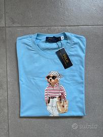 T-shirt Polo Ralph Lauren Polo Bear azzurra