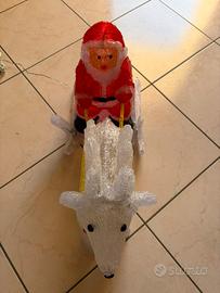 Babbo Natale luminoso