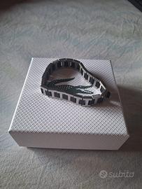 Braccialetto lacoste acciaio