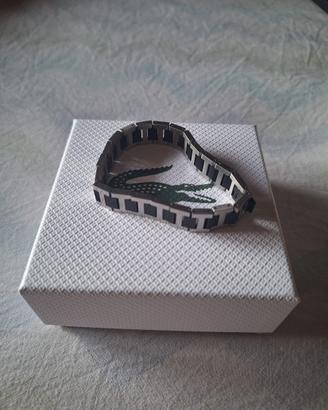 Braccialetto lacoste acciaio