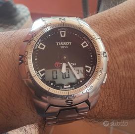 Tissot T-touch 2 + Fossil led rossi raro