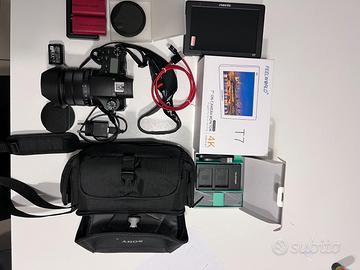 Sony RX10 III Kit Foto Video 4K + Monitor + Borsa