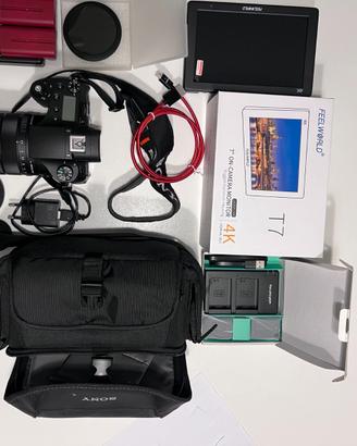 Sony RX10 III Kit Foto Video 4K + Monitor + Borsa