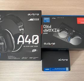 Cuffie Gaming Astro A40+mixamp+adattatore console - Informatica In