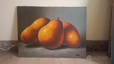 Coppia dipinti olio su tela 60x80 nature morte