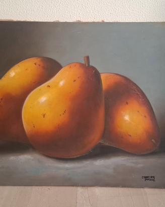 Coppia dipinti olio su tela 60x80 nature morte