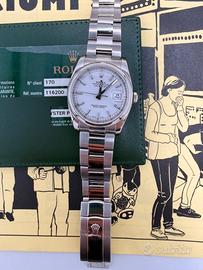 Rolex Datejust Ref.116200 garanzia rolex 2009