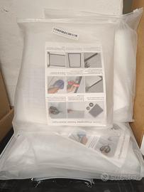 Zanzariera regolabile con velcro 
