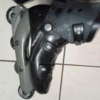 Rollerblade originali da uomo con borsa e ginocchi