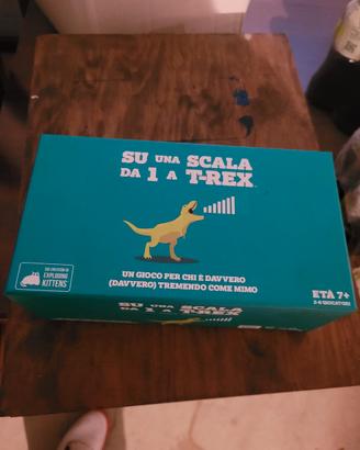Gioco da tavolo "Su una scala da 1 a T-rex"