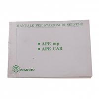Manuale officina per Piaggio Ape MP e Car