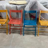 Sedie e tavoli pieghevoli