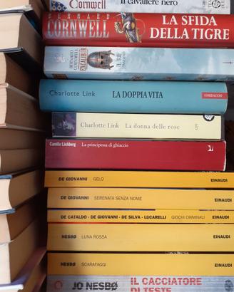 Lotto libri romanzi narrativa thriller gialli vari