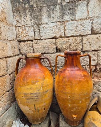 Anfora " capasone di terra cotta"