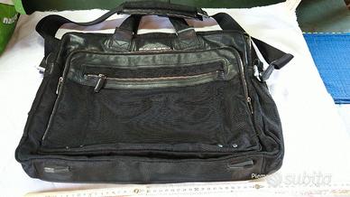 Borsa Piquadro tessuto e pelle