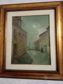 quadri olio su compensato scuola brera Milano anno