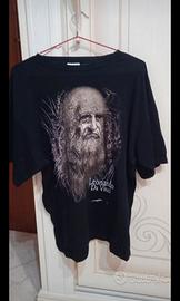 T-shirt Nera Leonardo Da Vinci 

Taglia XXL