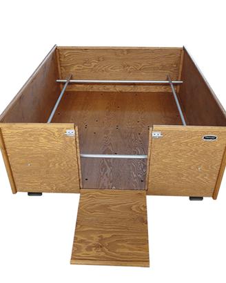 Cassa Parto in Legno + 2 Tappeti Vetbed