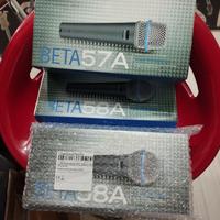 ultimi 3 microfoni sm 58 beta e 57 beta