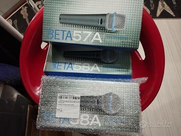 ultimi 3 microfoni sm 58 beta e 57 beta