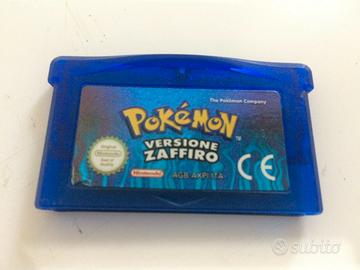 Pokemon Versione Zaffiro Nintendo GBA Game Boy Adv