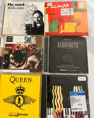 7 CD vintage musica jazz- soul - rock - swing