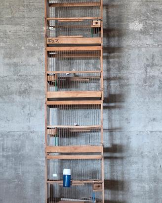 Gabbia legno per uccelli 