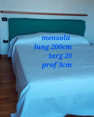 camera da letto matrimoniale  in noce massiccio
