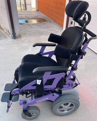 Carrozzina anziani disabili motorizzata elettrica