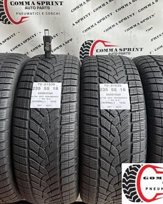 4 PNEUMATICI 235/55 R18 GOODYEAR INVERNALI