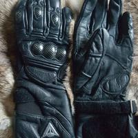 Guanti Gloves pelle leather Nero Dainese size S