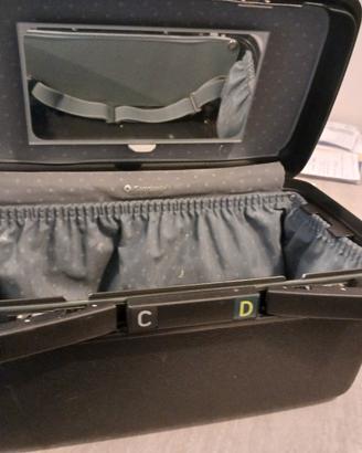 Beauty case  da viaggio, nero modello Sansonite