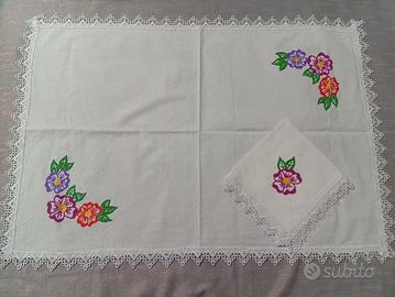 Tovaglietta americana artigianale in puro cotone 