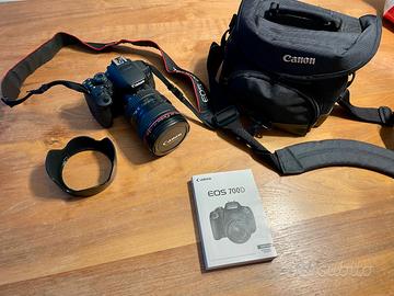 Canon EOS 700D + Canon 24-105mm L IS USM + Borsa