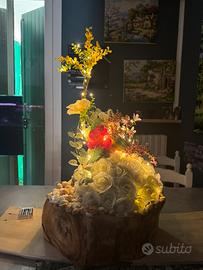 Composizione floreale decorativa artigianale 🌿
