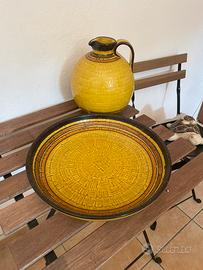 Brocca/Vaso + Vassoio basso