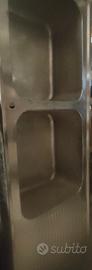 Lavello inox da due metri