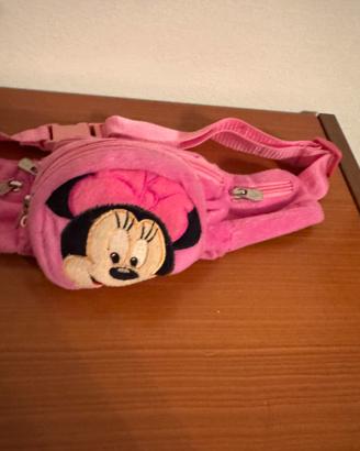 Marsupio in peluche Minni Disney  Rosa