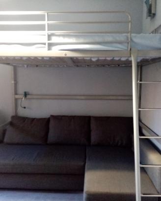 Divano letto a L contenitore