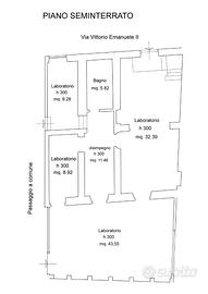 Ampio e luminoso locale/laboratorio commerciale