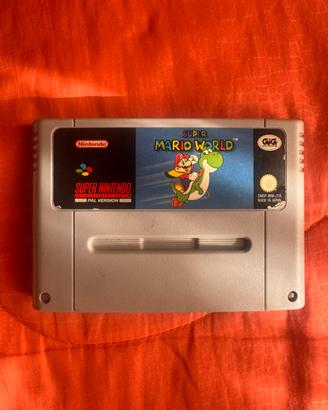 Super Mario World SNES versione GIG (PAL ITA)