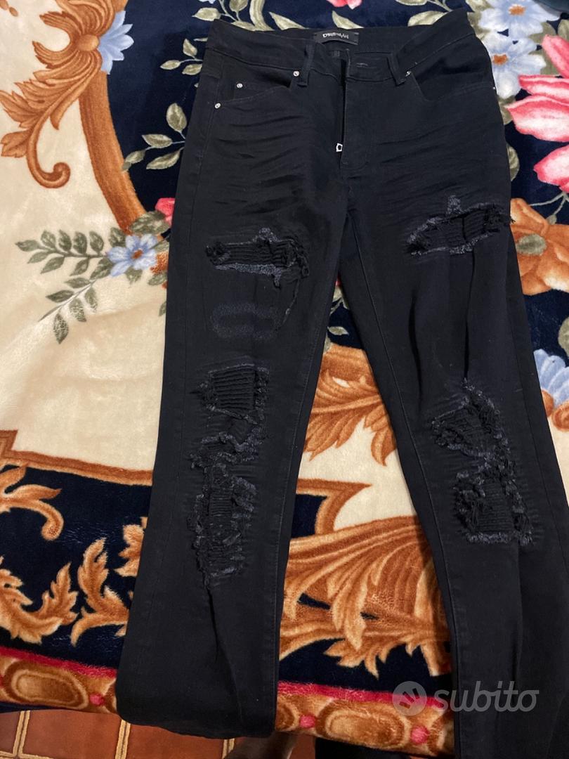 Jeans stile uk drip neri - Abbigliamento e Accessori In vendita a Verona