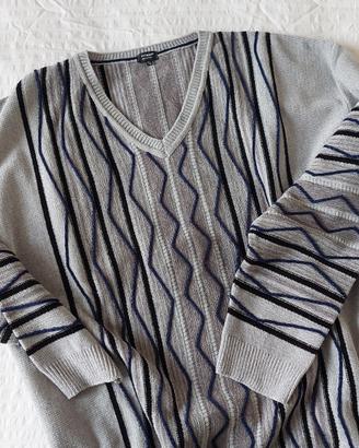 Golf, maglione, pullover collo a V,ciniglia