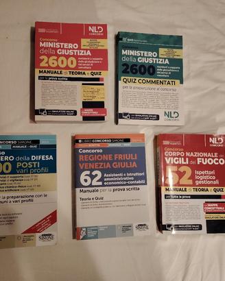 Manuali Concorsi Pubblici (Giustizia, Difesa, FVG,