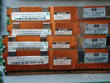 Lotto  RAM DDR2 (~21,5 GB)