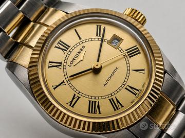 LONGINES Orologio vintage automatic in oro 14 Kt
